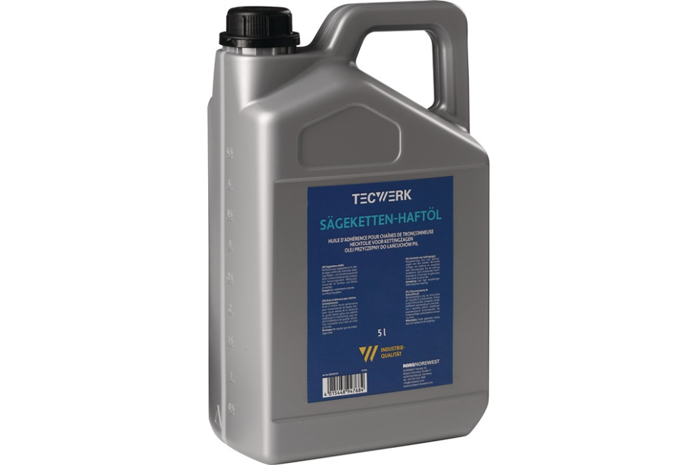 Sägekettenhaftöl 75 95 mm² s (bei 40GradC) 5l Kanister TECWERK