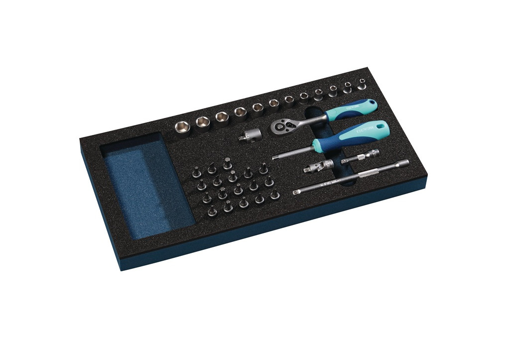 Werkzeugmodul 36 tlg.1 3 Modul Steckschlü.TECWERK Werkzeugmodul 36 tlg.1 3 Modul Steckschlü.TECWERK