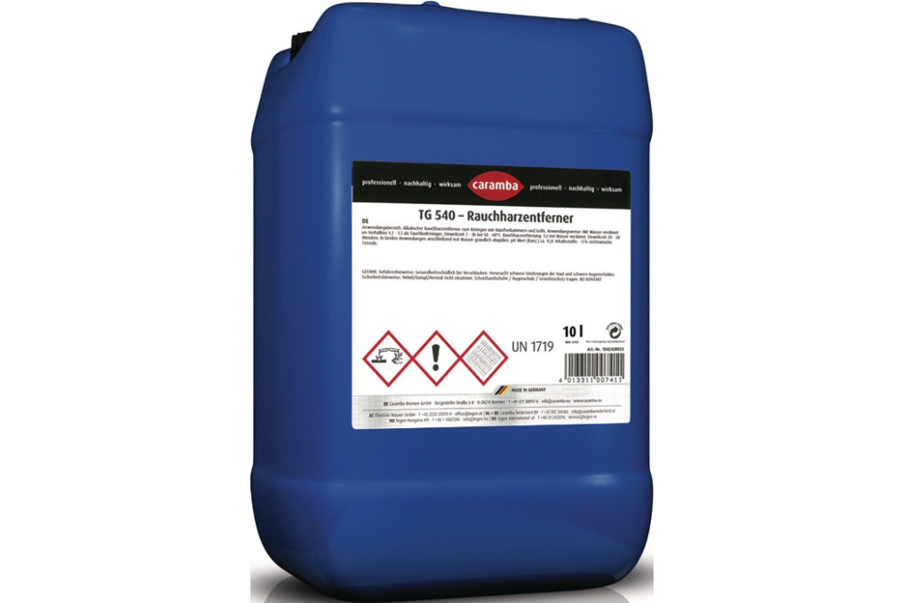 Rauchharzentferner TG 540 10l Konzentrat Kanister CARAMBA Rauchharzentferner TG 540 10l Konzentrat Kanister CARAMBA