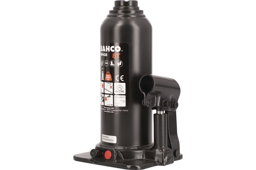 Flaschenwagenheber Trgf.8 t Hub 460mm Bau H.230mm BAHCO Flaschenwagenheber Trgf.8 t Hub 460mm Bau H.230mm BAHCO