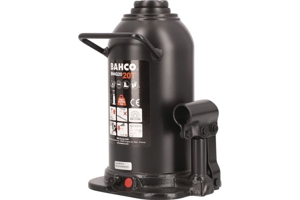 Flaschenwagenheber Trgf.20 t Hub 452mm Bau H.242mm BAHCO Flaschenwagenheber Trgf.20 t Hub 452mm Bau H.242mm BAHCO