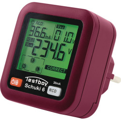 Steckdosenprüfgerät Schuki 6 z.Prüfung v.Steckd.TESTAVIT