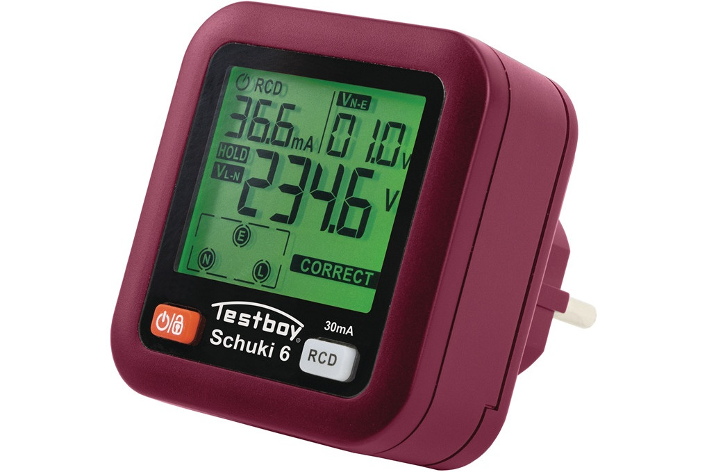 Steckdosenprüfgerät Schuki 6 z.Prüfung v.Steckd.TESTAVIT Steckdosenprüfgerät Schuki 6 z.Prüfung v.Steckd.TESTAVIT