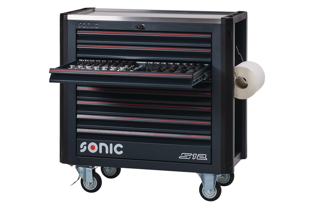 Wkz.wagen Sonic NEXT S12 B1004xT518xH1029mm 900kg 8 Schubl.485 tlg.Stahlbl.SONIC Wkz.wagen Sonic NEXT S12 B1004xT518xH1029mm 900kg 8 Schubl.485 tlg.Stahlbl.SONIC