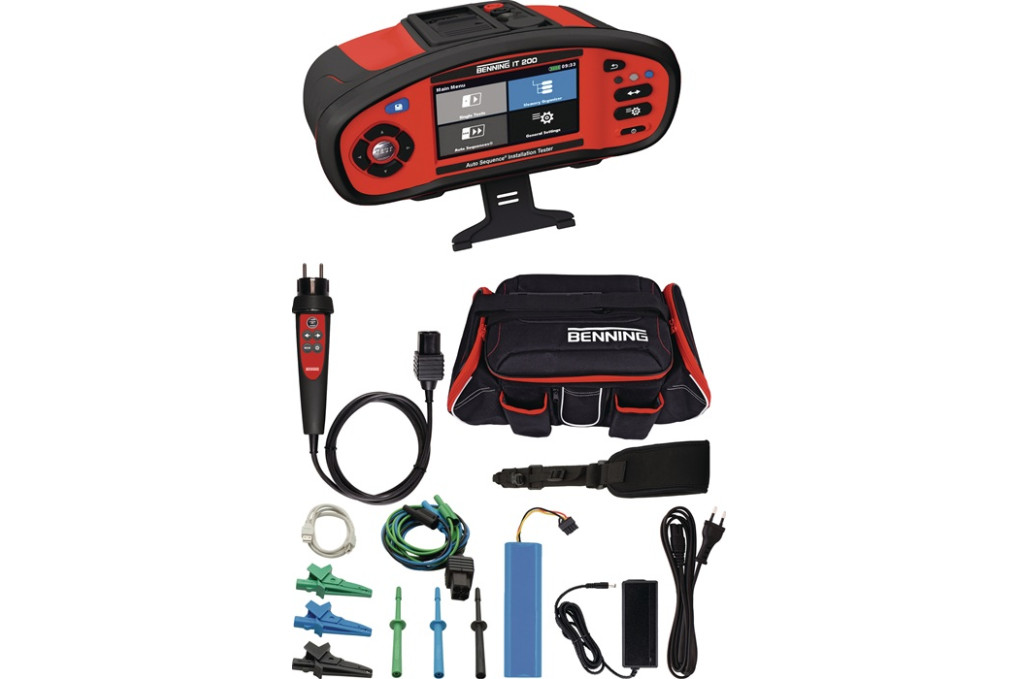 Installationsgerät IT 200 z.Prüfung elektr. Anlagen EV Ladestationen BENNING Installationsgerät IT 200 z.Prüfung elektr. Anlagen EV Ladestationen BENNING