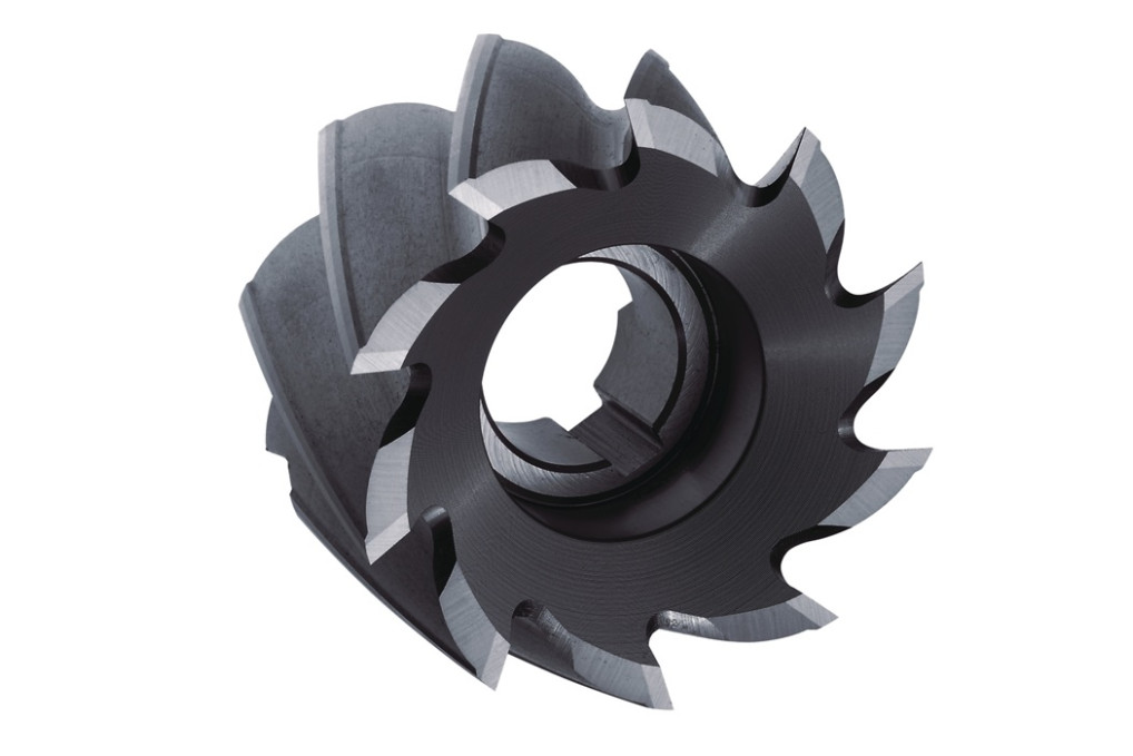 Walzenstirnfräser DIN 1880 TypN D.80mm HSS Co5 TiCN Z.10 TECWERK Walzenstirnfräser DIN 1880 TypN D.80mm HSS Co5 TiCN Z.10 TECWERK