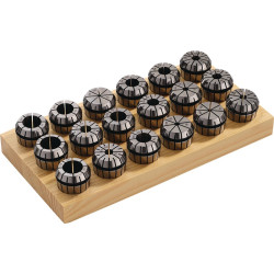 Spannzangensatz ER 25 (430 E) 15tlg.Spann D.2 16mm TECWERK