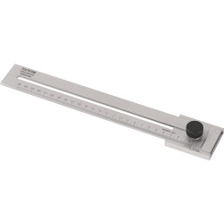 Streichmaß 250mm m.flachem Schieber INOX TECWERK