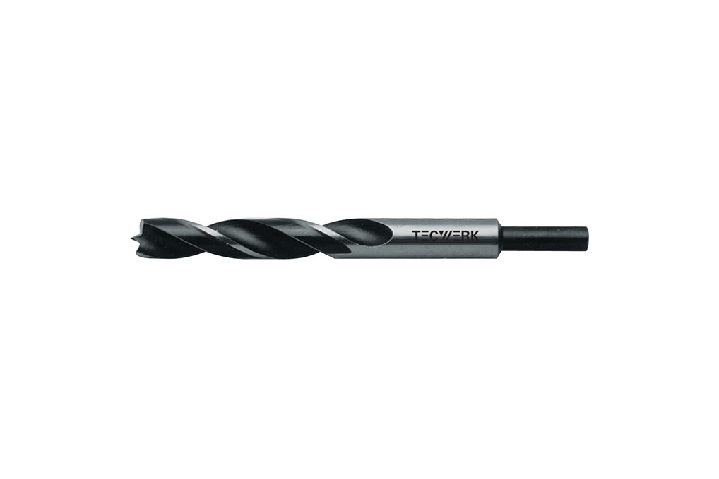 Maschinenholzspiralbohrer D.20,0mm Gesamt L.205mm CV Stahl TECWERK
