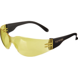Schutzbrille Daylight Basic EN 166 Bügel schwarz,Scheibe gelb PC TECWERK