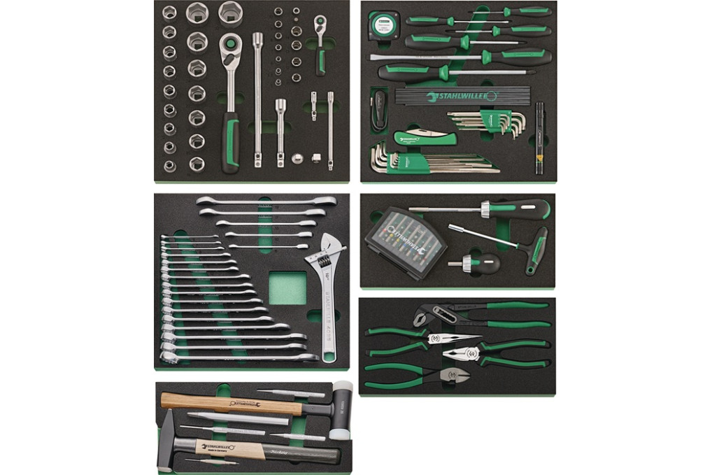 Werkzeugsortiment TCS 821 6 157 tlg.STAHLWILLE Werkzeugsortiment TCS 821 6 157 tlg.STAHLWILLE