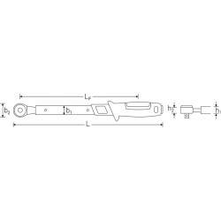 Drehmomentschlüssel 750NR 400 3 4 Zoll 80 400 Nm STAHLWILLE