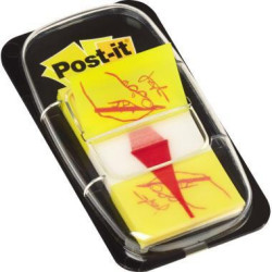 Post it Haftstreifen Index Symbol 680 31 Unterschrift gelb 50Blatt