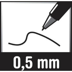 Pentel Gelmine LR10 BX 0,5mm Metallspitze rot