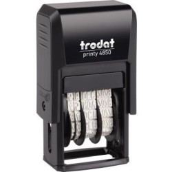 trodat Datumstempel Printy Dater 76650 23x12mm GEBUCHT sw