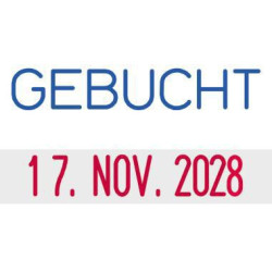 trodat Datumstempel Printy Dater 76650 23x12mm GEBUCHT sw