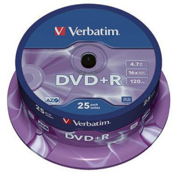Verbatim DVD R 43500 16x 4,7GB 120Min. Spindel 25 St. Pack.