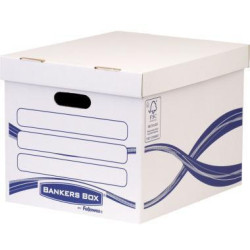 Bankers Box Archivschachtel Basic 4460801 317x287x384mm ws bl