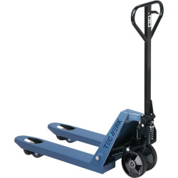 Gabelhubwagen Gabel L.800mm Trgf.2500kg STA taubenblau PUR PA TECWERK