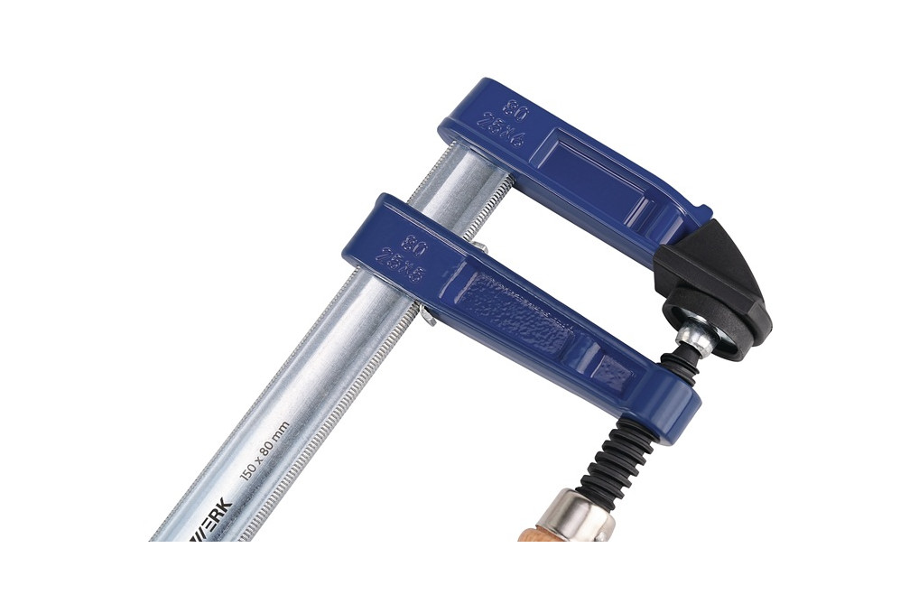 Temperguss Schraubzwinge Spann W.300mm A.140mm Holzgr.35x9mm TECWERK Temperguss Schraubzwinge Spann W.300mm A.140mm Holzgr.35x9mm TECWERK