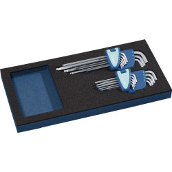 Werkzeugmodul 18 tlg.1 3 Modul SW 1,5 10mm,T9 T45 TECWERK