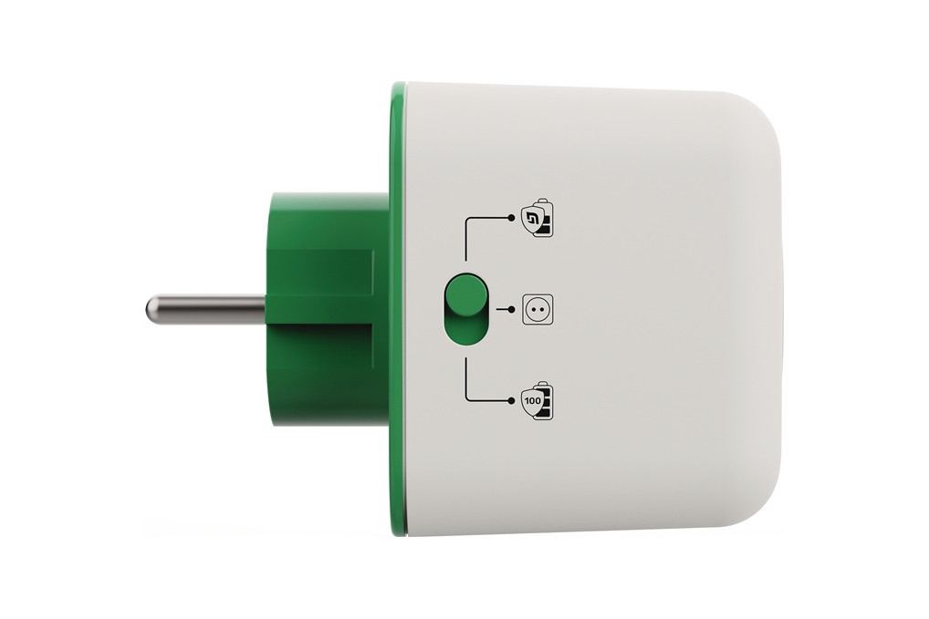 Steckdosenadapter Akku Life Guard 16 A 110 230V weiß Steckd.1 JÄGER DIREKT