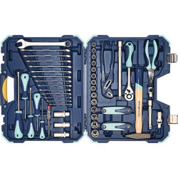 Werkzeugkoffer 47 tlg.im Ku. Koffer 4 24mm TECWERK
