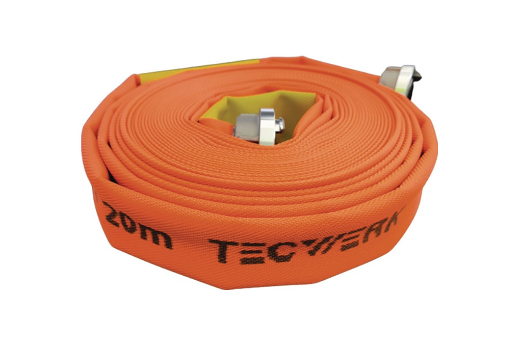 Bau  Industrieschlauch ID 75mm L.20m leuchtorange Rl.TECWERK