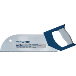Furniersäge Blatt L.325mm ZpZ 15 2K Griff f.dünne Holzplatten TECWERK