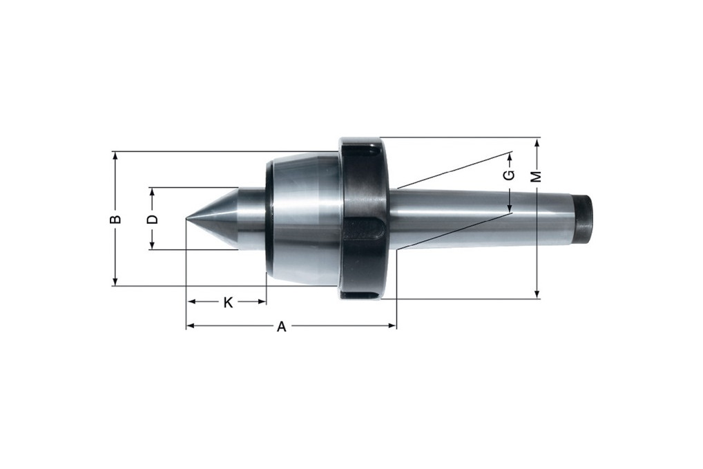 Zentrierspitze MK3 mitlfd.TECWERK