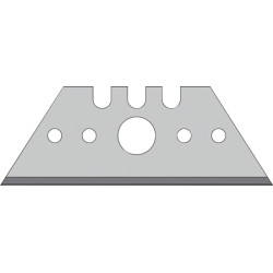 Trapezklinge L52xB18,7xS0,65mm m.Lochung 10 St. Spender TECWERK