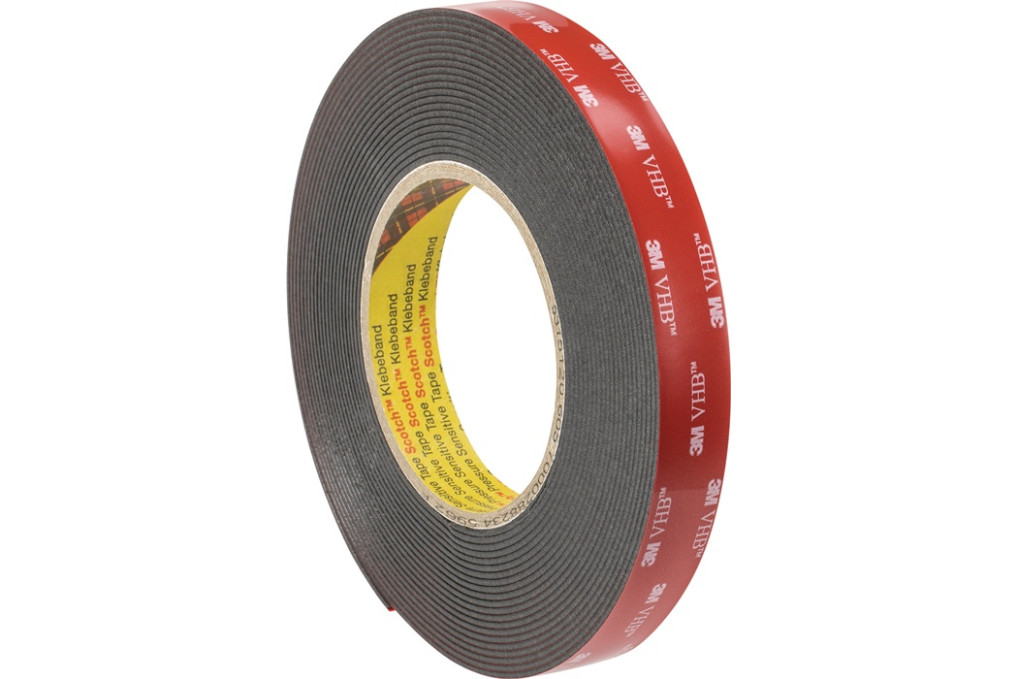 Montageband VHB Tape 5952F schwarz L.11m B.19mm Rl.3M