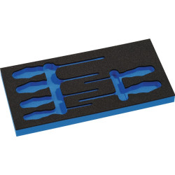 Werkzeugmodul Leereinlage 1 3 Modul 4000 871 286,6 tlg.WERA