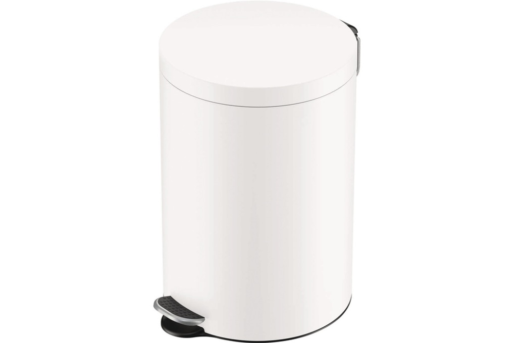 Tretabfallsammler Selekta 20l D290xH435mm Stahlbl.weiß HAILO Tretabfallsammler Selekta 20l D290xH435mm Stahlbl.weiß HAILO