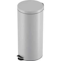 Tretabfallsammler Selekta 30l D290xH640mm Stahlbl.grau HAILO