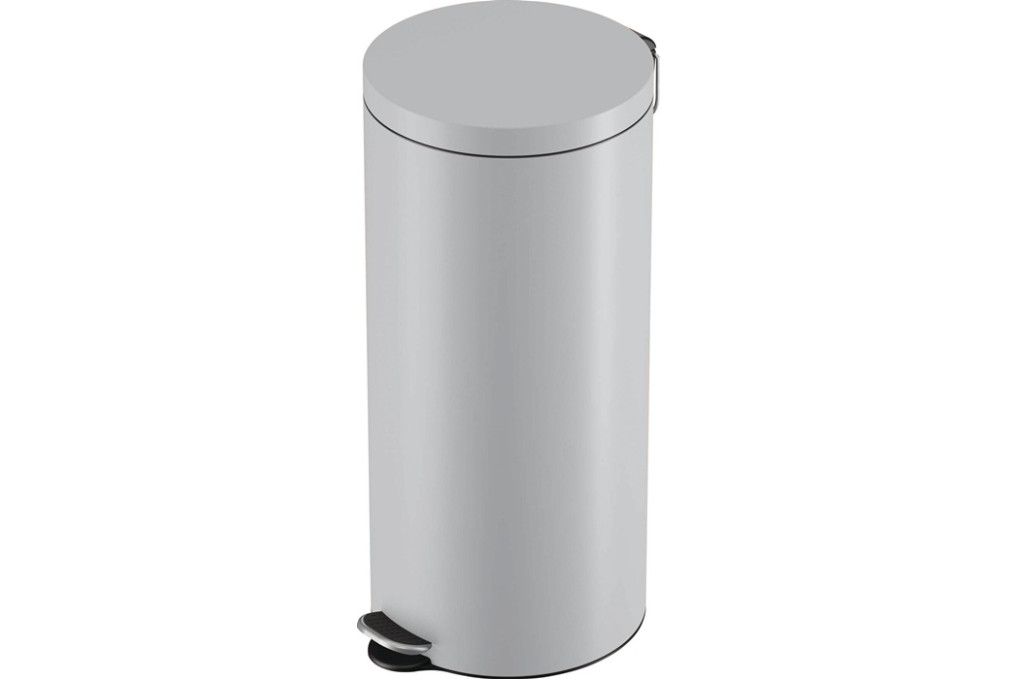 Tretabfallsammler Selekta 30l D290xH640mm Stahlbl.grau HAILO Tretabfallsammler Selekta 30l D290xH640mm Stahlbl.grau HAILO