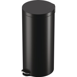 Tretabfallsammler Selekta 30l D290xH640mm Stahlbl.schwarz HAILO