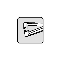 Abisolierzange L.160mm VDE verchr.Mehrkomp. Hüllen m.Öffnungsf.TECWERK Abisolierzange L.160mm VDE verchr.Mehrkomp. Hüllen m.Öffnungsf.TECWERK