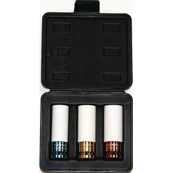 Kraftsteckschlüsselsatz 3 tlg.1 2 Zoll lang,6 kant TECWERK