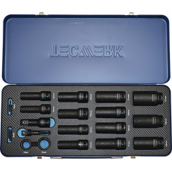 Kraftstecknusssatz 35 tlg.1 2 Zoll lang,6 kant TECWERK