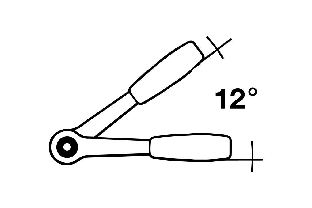D. Knarre 1 2 Zoll 30 Z.L.270mm m.umsteckbaren 4 KT.TECWERK