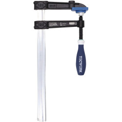 Temperguss Schraubzwinge Spann W.300mm A.140mm 3K Griff 35x9mm TECWERK