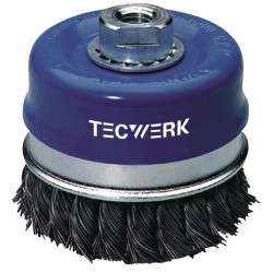 Topfbürste D.120mm Drahtstärke 0,5mm STA 6500min ¹ TECWERK