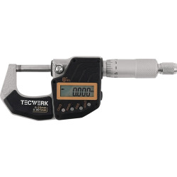 Bügelmessschraube DIN 863 1 IP65 0 25mm dig.TECWERK