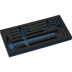 Werkzeugmodul Leereinlage 1 3 Modul 2000 871 243 11 tlg.TECWERK