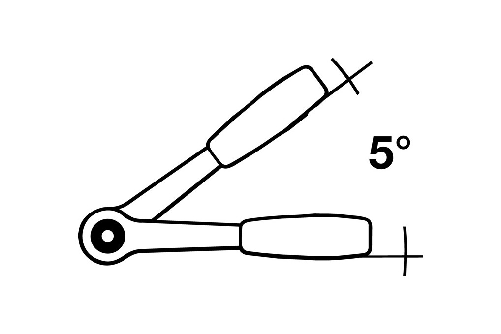 Bit  Hebelumschaltknarre 1 4 Zoll direkte Bitaufn.L.95mm 72 Z.TECWERK