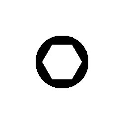 Sechskantsteckschlüssel SW 8mm Klingen L.125mm Ausf.2K Griff m.Quergr.TECWERK