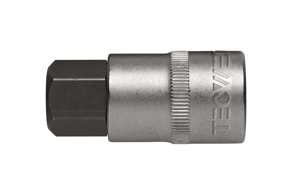Steckschlüsseleinsatz 1 2 Zoll Innen 6 kant SW 19mm L.55mm TECWERK