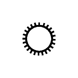 Werkstattfeile DIN 7261 L.150mm Q.6mm Hieb 1 Rund TECWERK