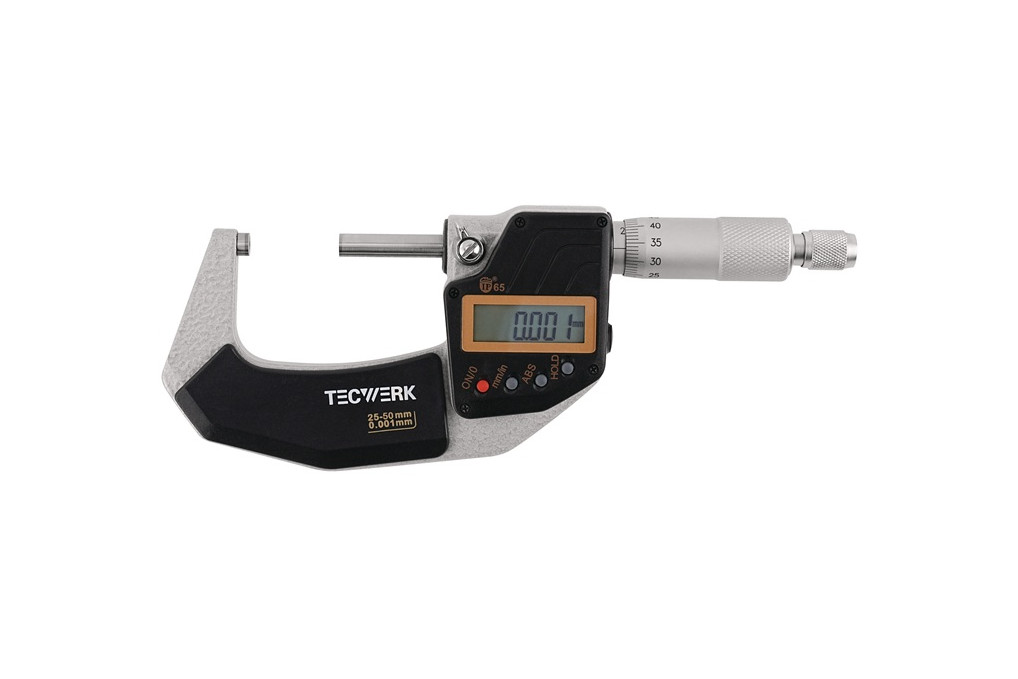 Bügelmessschraube DIN 863 1 IP65 25 50mm dig.TECWERK